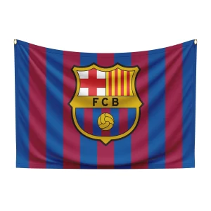 Manufacturer, Exporter, Importer, Supplier, Wholesaler, Retailer, Trader of FC Barcelona Football Club Flag in New Delhi, Delhi, India.
